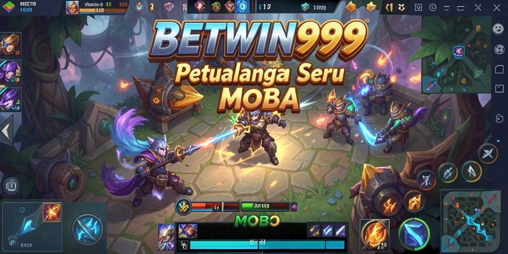 Tampilan gameplay <strong>BETWIN999</strong> dengan aksi seru dan strategi tim.