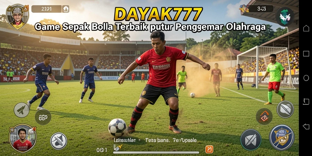 Tampilan aksi gameplay DAYAK777 yang mendebarkan di lapangan.