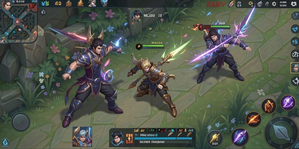 Tampilan gameplay <strong>MLBB8</strong> yang menakjubkan dalam dunia simulasi.