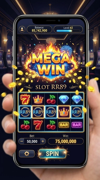 Screenshot antarmuka utama aplikasi rr89.